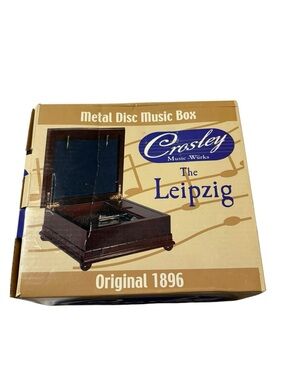 Crosley Leipzig Metal Disc Music Box